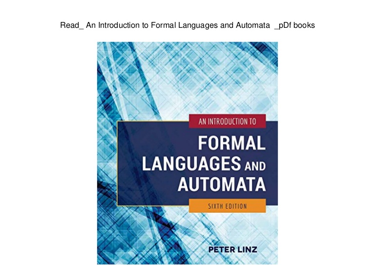 An Introduction To Formal Languages And Automata 6th Edition Ebook By